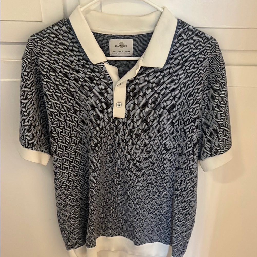 Club Room Geometric Polo Shirt